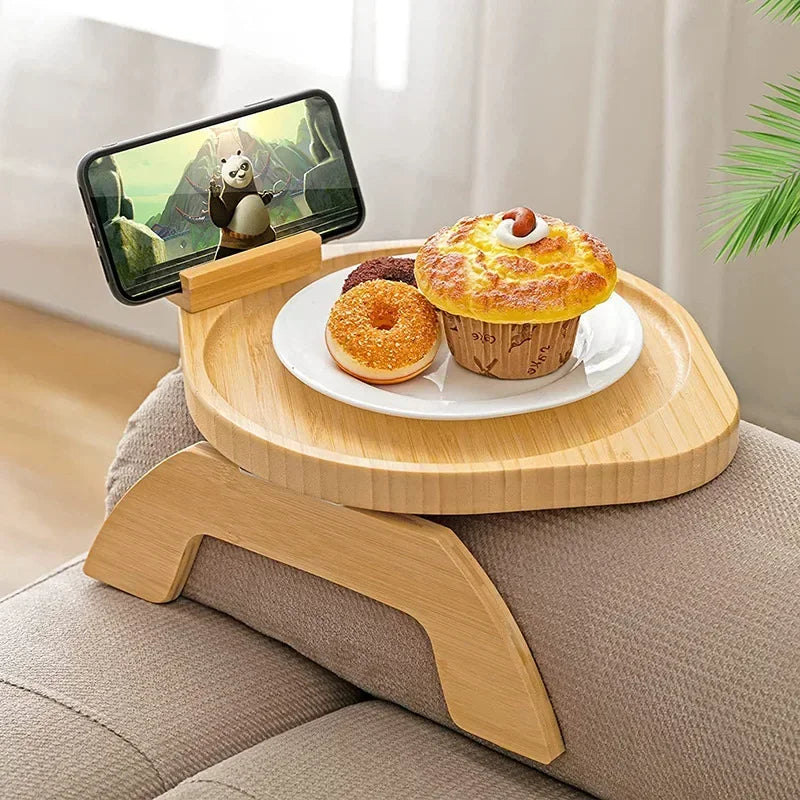 Bamboo Sofa Arm Tray