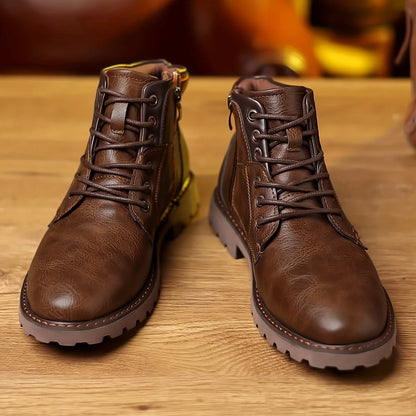 Heritage High-Top Leather Boots